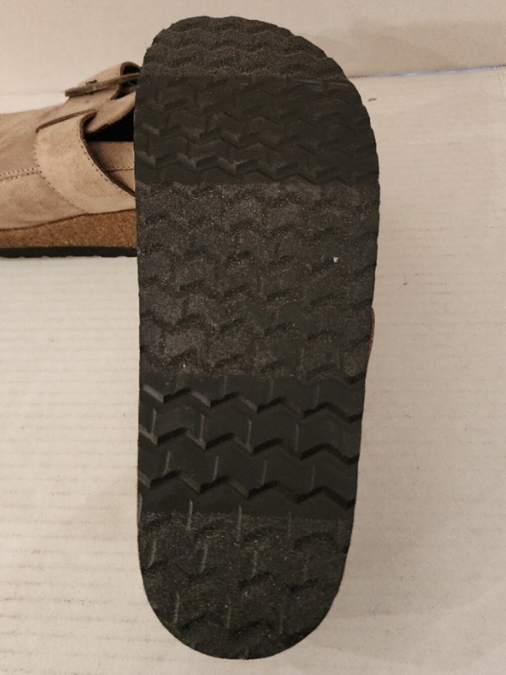 New Mountain Sole by White Mountain Comfort Buckle Clog - Tan - Size 9 - Picture 8 of 8